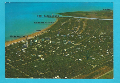 AK Lignano Pineta. Veduta aerea.