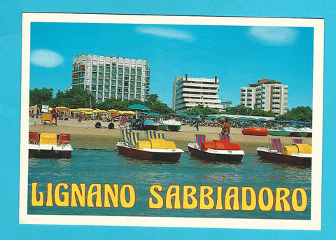 AK Lignano Sabbiadoro. La Spiaggia vista dal mare.