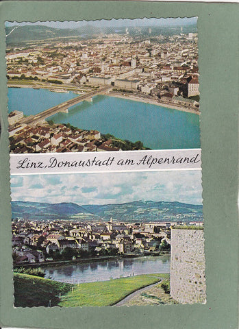 AK Linz, Donaustadt am Alpenrand.