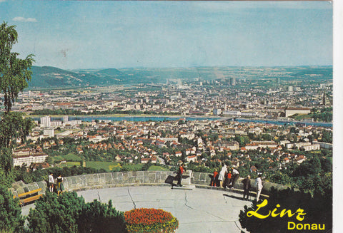 AK Linz/Donau. Blick vom Pöstlingberg.