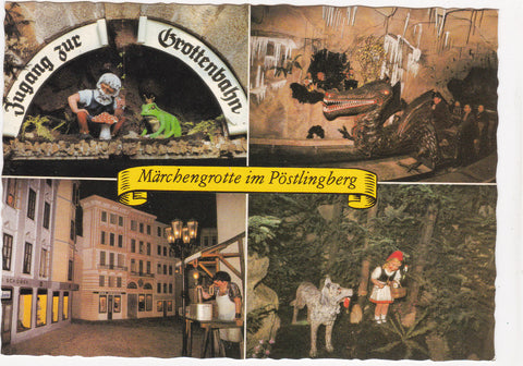 AK Märchengrotte im Pöstlingberg. Linz.