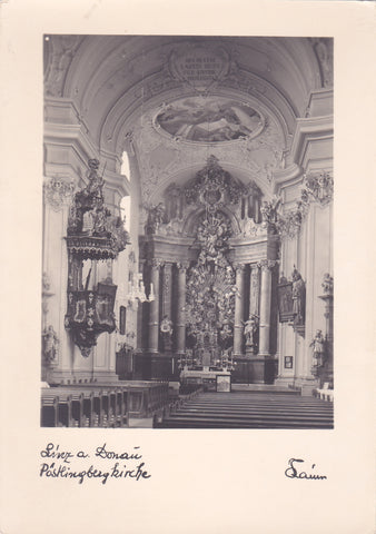 AK Linz an der Donau. Pöstlingbergkirche.