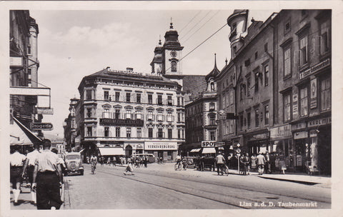 AK Linz a. d. Donau. Taubenmarkt.