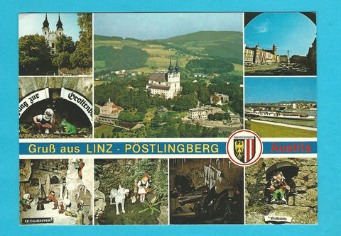AK Gruß aus Linz. Pöstlingberg.