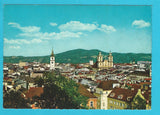 AK Linz an der Donau. Panorama mit Blick in das Mühlviertel.