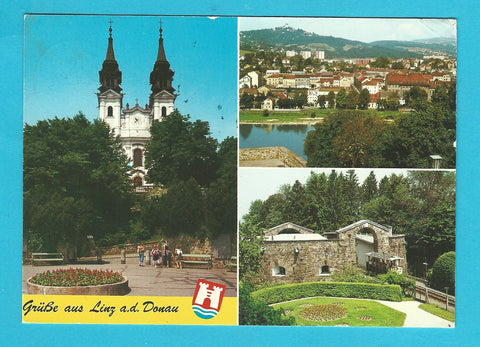 AK Grüße aus Linz.