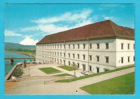 AK Linz, Schloßmuseum, Bürgerhaus am Hauptplatz.