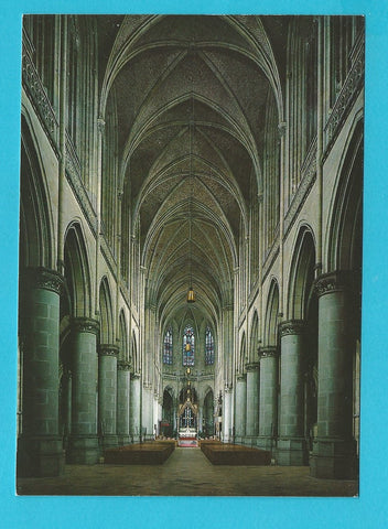 AK Linz. Maria-Empfängnis-Dom. Blick zum Hochaltar.