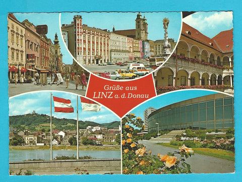 AK Grüße aus Linz.