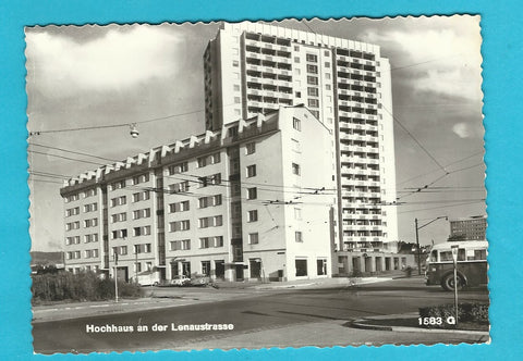 AK Linz. Hochhaus an der Lenaustrasse.