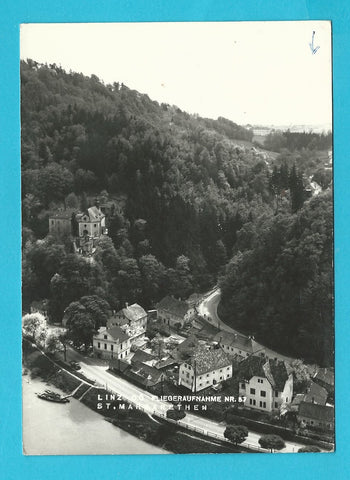 AK Linz. Fliegeraufnahme. St. Margarethen.