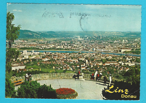 AK Linz. Blick vom Pöstlingberg.
