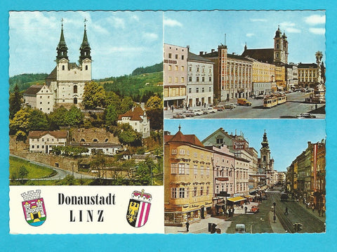 AK Donaustadt Linz.