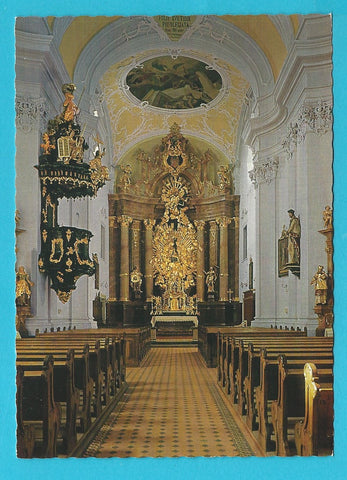 AK Linz, Pöstlingberg, Kircheninneres.