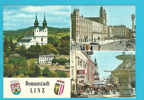 AK Donaustadt Linz.