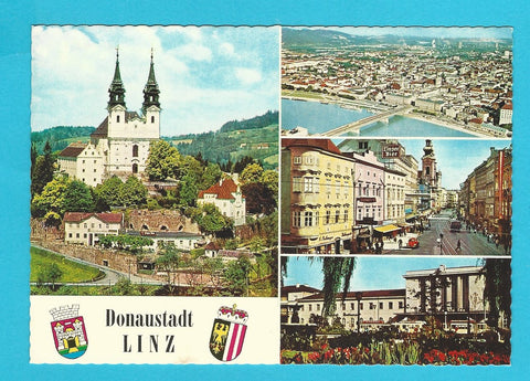 AK Donaustadt Linz.