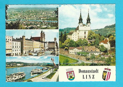 AK Donaustadt Linz.
