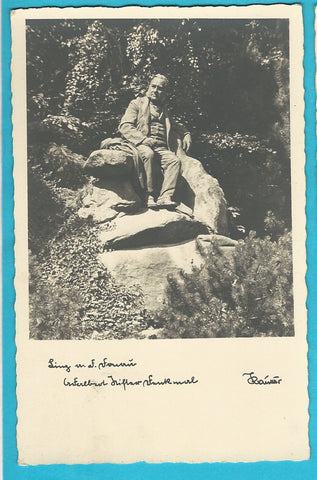 AK Linz. Adalbert Stifter Denkmal.