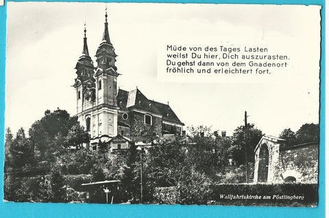 AK Linz. Wallfahrtskirche am Pöstlingberg.
