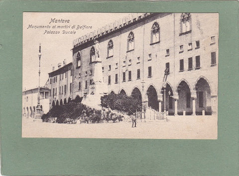 AK Mantova. Monumento ai martiri di Belfiore Palazzo Ducale.