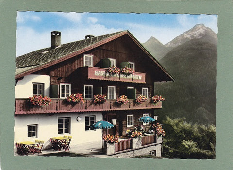 AK Zedlach – Matrei. Gasthof Pension „zur Gams“ Inh.: S. Staller.
