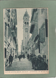 AK Straße in Messina. HAPAG-Mittelmeer-Reisen.