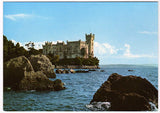 AK Trieste. Parco di Miramare – Veduta del castello da tramontana.