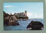AK Trieste. Parco di Miramare – Veduta del castello da tramontana.