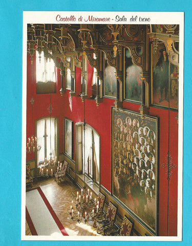 AK Castello di Miramare. Sala del trono.