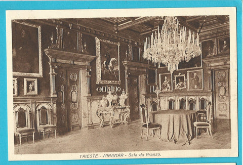 AK Trieste - Miramar - Sala da Pranzo.