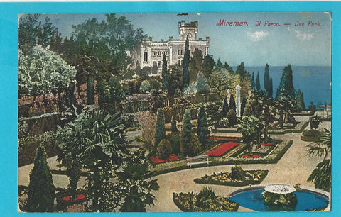 AK Trieste - Miramar. Il Parco.