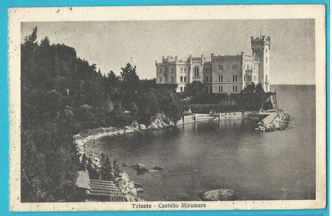 AK Trieste Castello Miramare.