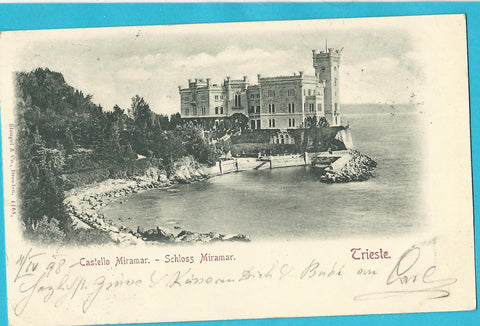 AK Trieste. Castello Miramar.