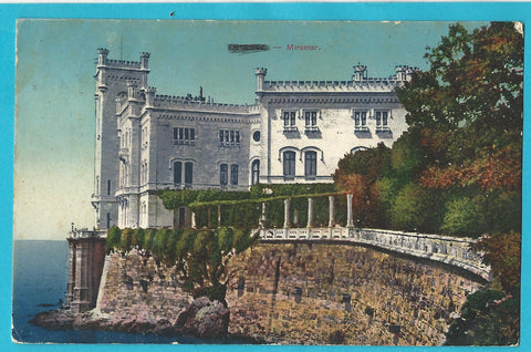 AK Trieste - Miramar. (1914)