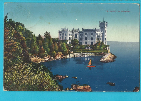 AK Trieste - Miramar. (1914)