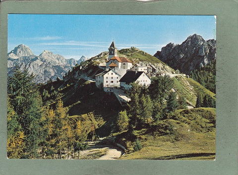 AK Tarvisio. Monte Lussari con il Mangart e Le Cime Cacciatori.