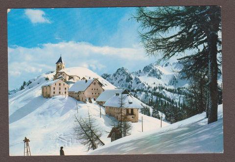 AK Santuario di Monte Lussari d'inverno.