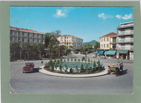 AK Montegrotto Terme – Fontana e Piazzale Stazione.
