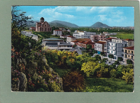 AK Montegrotto Terme. Panorama verso la nuova chiesa.