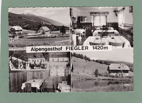 AK Krakaudorf. Alpengasthof Fiegler, Inh. Dora u. Bernhard Wohleser.