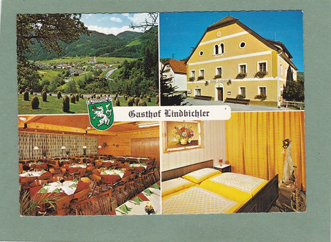 AK St. Peter am Kammersberg. Gasthof W. u. St. Lindbichler.