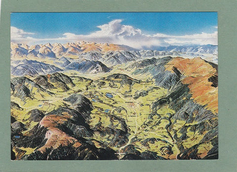 AK Naturpark Grebenzen. Panoramakarte des FVVB Zirbitzkogel-Grebenzen.