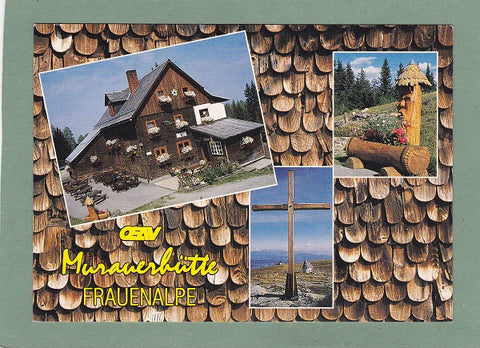 AK OEAV Murauerhütte. Fam. Pernthaler. Frauenalpe 45.