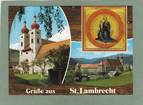 AK Grüße aus St. Lambrecht. Benedektinerstift.