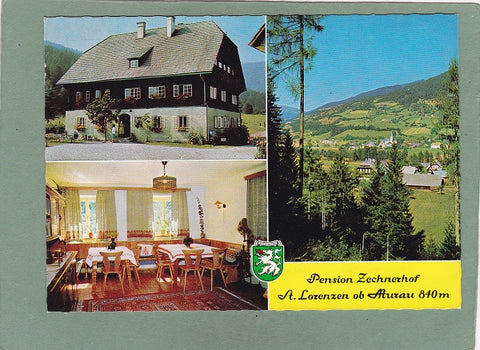 AK St. Lorenzen 67 ob Murau. Pension Zechnerhof.