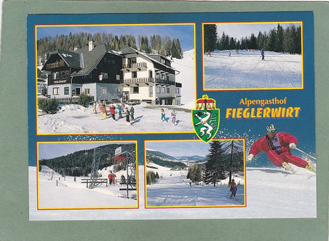 AK Alpengasthof Fieglerwirt Fam. Wohleser, Krakauebene.