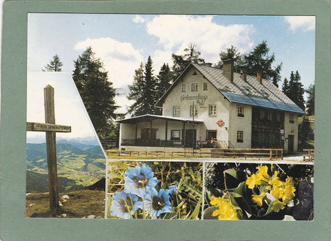 AK Grebenzenschutzhaus des ÖTK. Pächter Fam. Mittelhofer. St. Lambrecht.