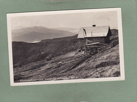 AK Klosterneuburgerhütte mit Zirbitzkogel. Tanzstatt Südl. Wölzer Tauern.