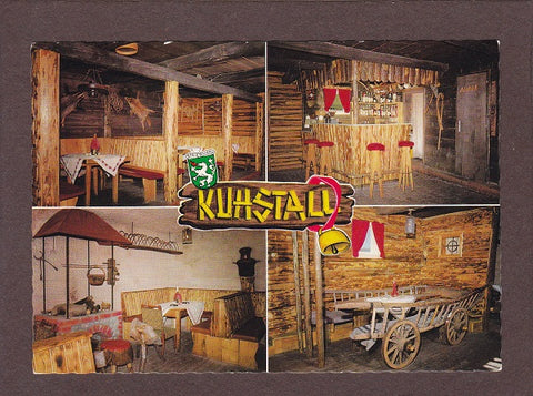 AK Gasthof Pension Hocheggerwirt. Schönberg 15. Kuhstallbar.