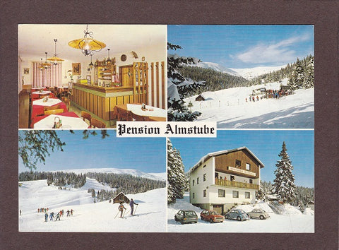 AK Schönberg – Lachtal 325. Pension Almstube. Irmgard Wohleser.